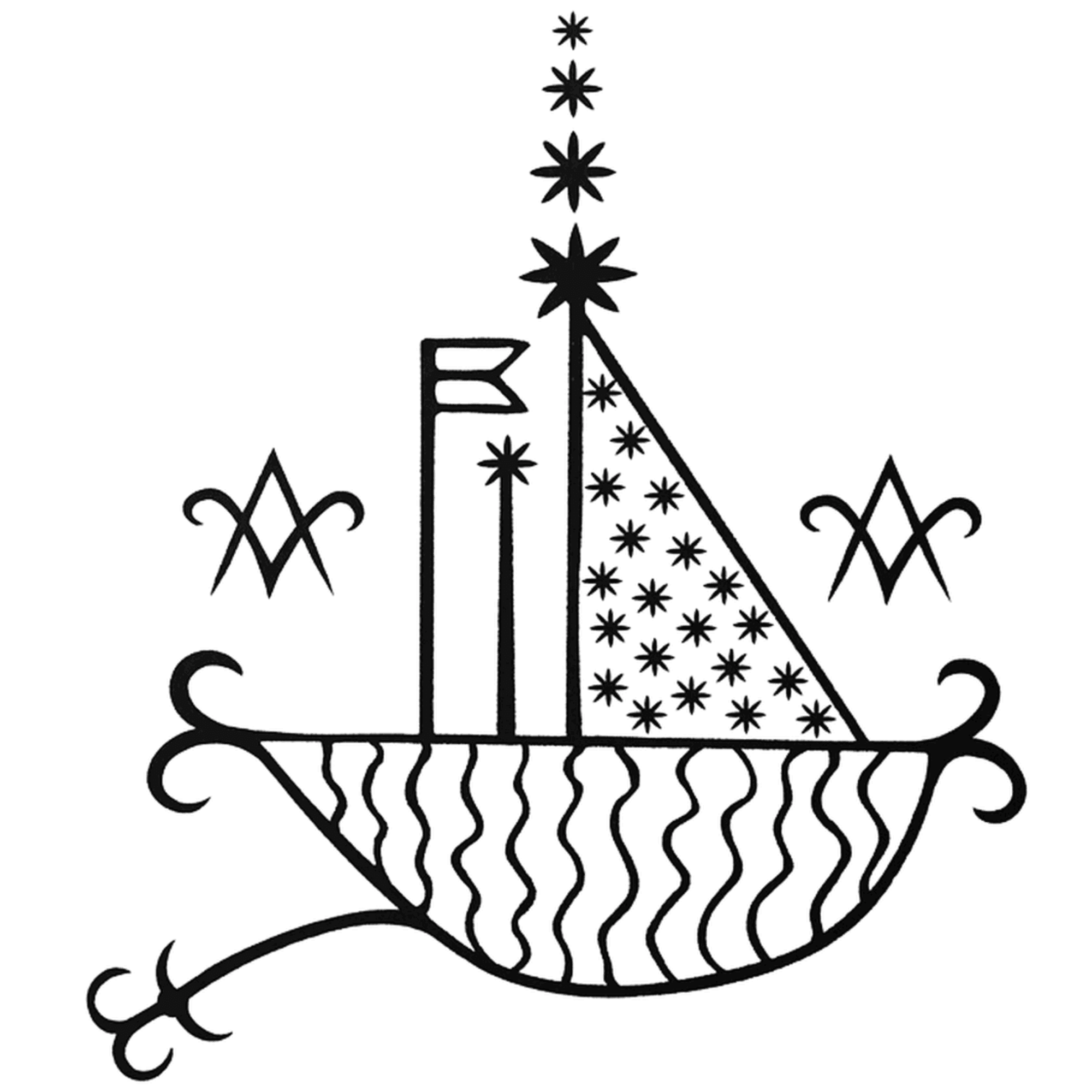 Vèvè de Mèt Agwe